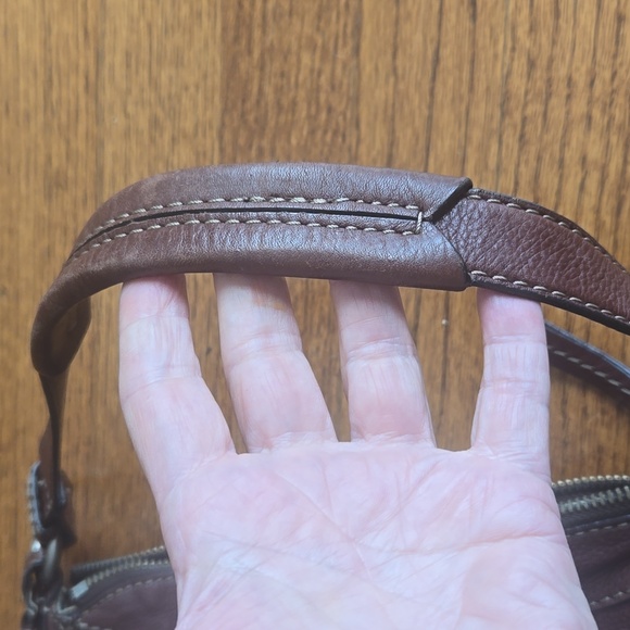 Fossil Brown Leather Shoulder Bag - Picture 9 of 14